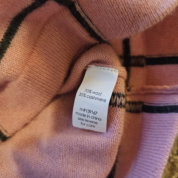 27 Miles Windowpane Cardigan Size Small - Picture 6 of 6